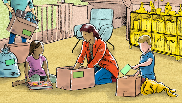 illustratie, Bye Waste - Irado